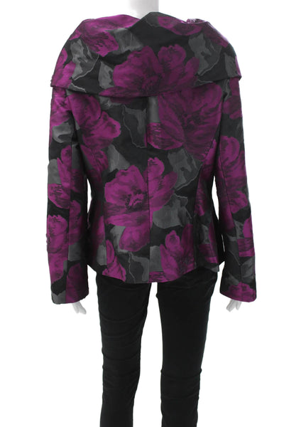 Lafayette 148 New York Women Black Floral Pantsuit Size 12