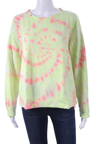 Generation Love Women Multicolor Tie-Dye Pullover Sweatshirt Long Sleeve Size S