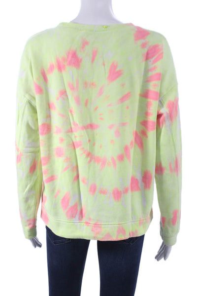 Generation Love Women Multicolor Tie-Dye Pullover Sweatshirt Long Sleeve Size S