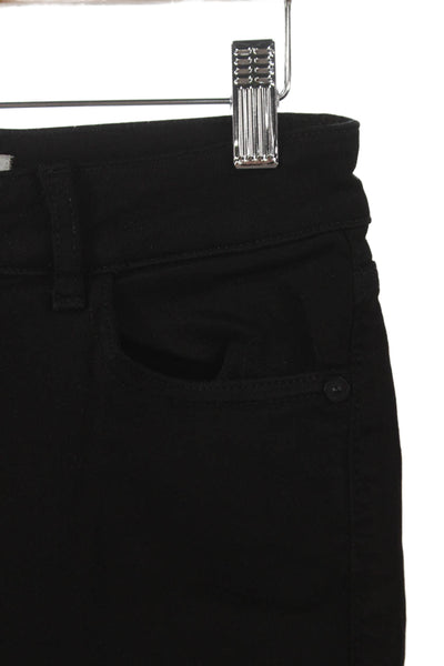 DL1961 Women Black Skinny Jeans Modal Mid Rise Size 26