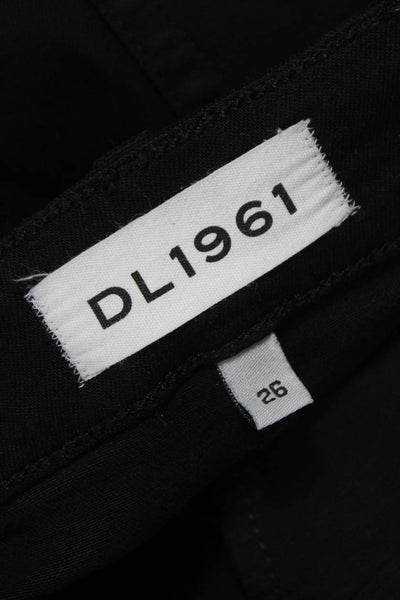 DL1961 Women Black Skinny Jeans Modal Mid Rise Size 26