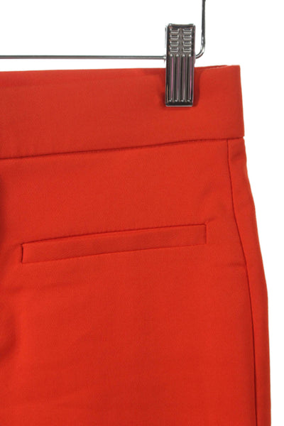 Zara Unisex Adults Dress Pants Orange Zip Size S