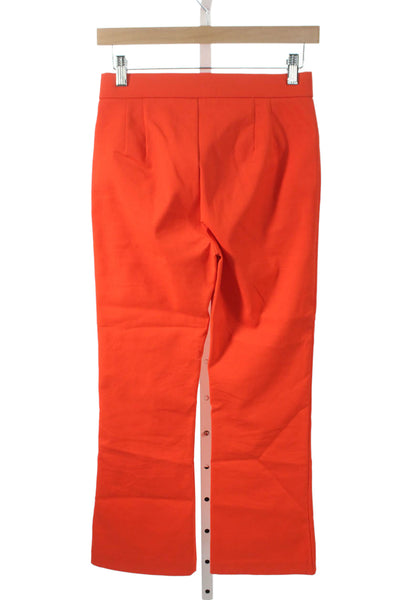 Zara Unisex Adults Dress Pants Orange Zip Size S
