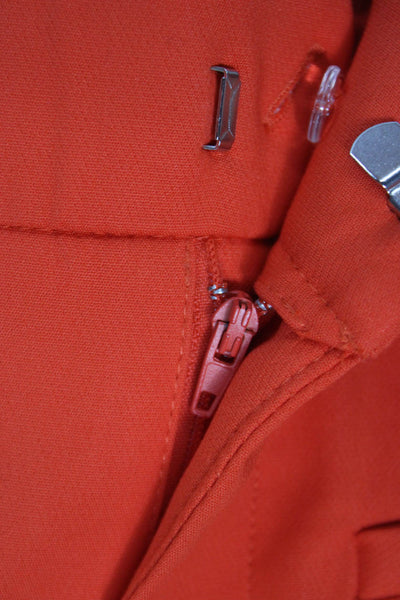 Zara Unisex Adults Dress Pants Orange Zip Size S