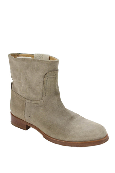 Rag & Bone Womens Suede Pull On Ankle Boots Taupe Beige Size 37 7