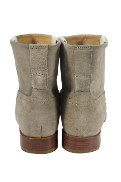 Rag & Bone Womens Suede Pull On Ankle Boots Taupe Beige Size 37 7