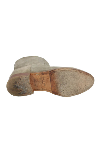 Rag & Bone Womens Suede Pull On Ankle Boots Taupe Beige Size 37 7