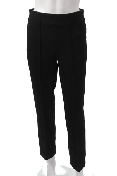 Spanx Women Dress Pants Black Viscose Pull On Petite Size S