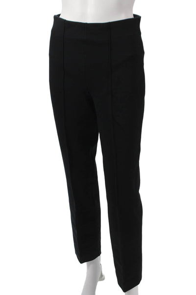 Spanx Women Dress Pants Black Viscose Pull On Petite Size S