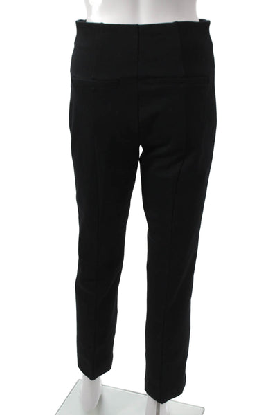Spanx Women Dress Pants Black Viscose Pull On Petite Size S