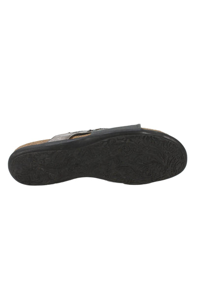 Taos Footwear Womens Beaded Thong Slide On Jennifer  Sandals Gray Size 42 12