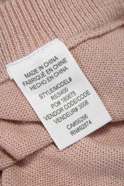 Splendid Unisex Adults Cropped Pink Viscose Pants Size XS