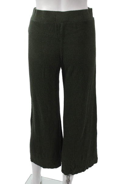 Velvet by Graham & Spencer Unisex Cropped Green Drawstring Pants Size XS