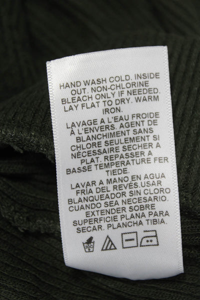 Velvet by Graham & Spencer Unisex Cropped Green Drawstring Pants Size XS