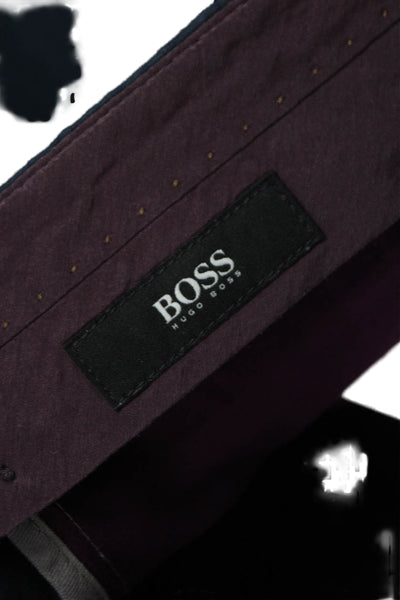 Boss Hugo Boss Mens Chino Pants Blue Cotton Size 34