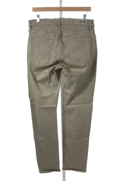 7 For All Mankind Mens Chino Pants Beige Modal Blend Size 31