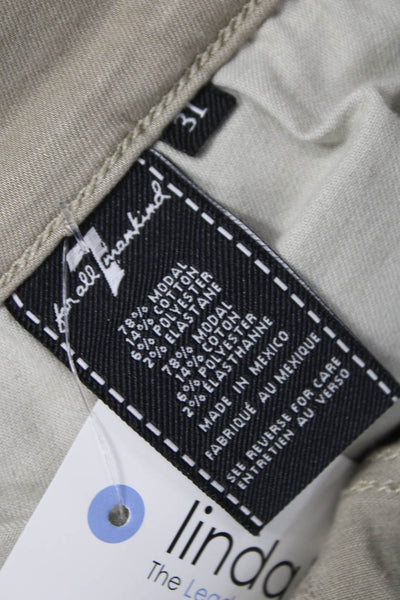 7 For All Mankind Mens Chino Pants Beige Modal Blend Size 31