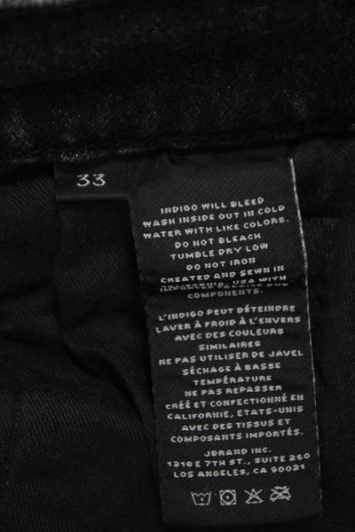 J Brand Mens Skinny Black Jeans Size 33