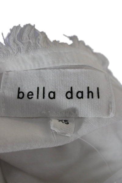 Bella Dahl Women White V-Neck Camisole 100% Tencel Lyocell Sleeveless Size XS