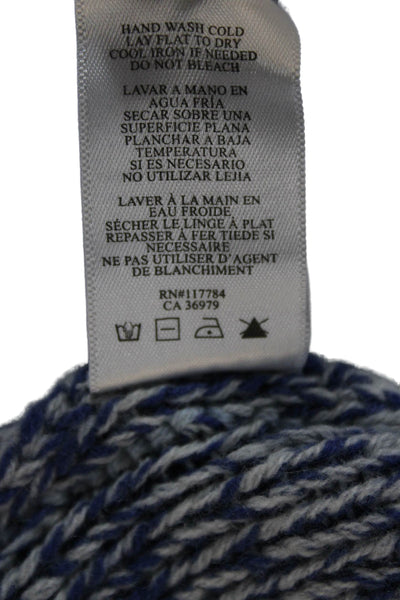 Rails Women Blue Striped Wool Cashmere Pullover Size XS