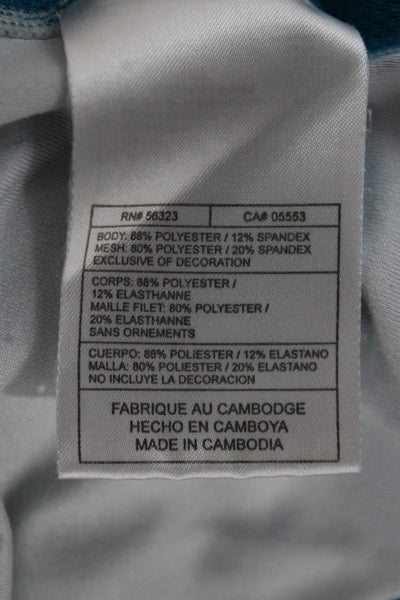 Nike Mens Basic Gray Sleeveless Tank Polyester Colorblock Crew Neck Size L