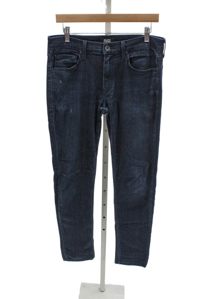 Paige Black Label Unisex Adults Skinny Blue Jeans Size 31