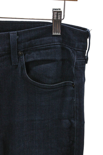 Paige Black Label Unisex Adults Skinny Blue Jeans Size 31