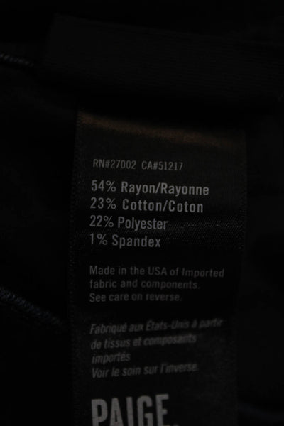 Paige Black Label Unisex Adults Skinny Blue Jeans Size 31