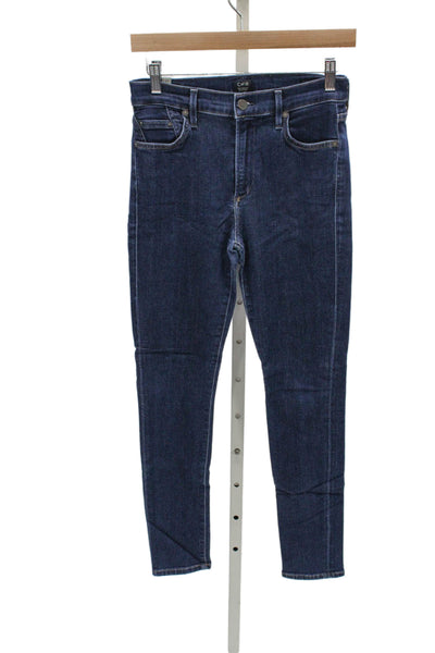 Citizens of Humanity Womens Skinny Jeans Blue Mid Rise Cotton Blend Size 27