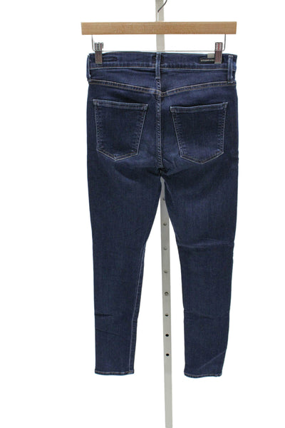 Citizens of Humanity Womens Skinny Jeans Blue Mid Rise Cotton Blend Size 27