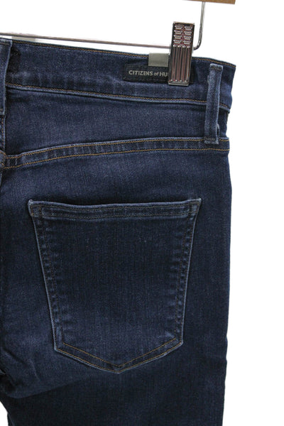 Citizens of Humanity Womens Skinny Jeans Blue Mid Rise Cotton Blend Size 27