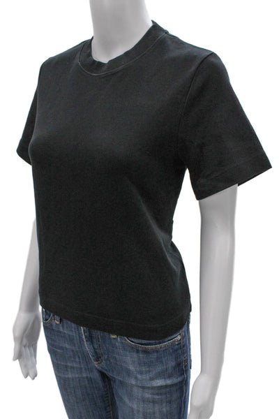 COS Unisex Basic Gray Cotton Crew Neck Short Sleeve T-Shirt Size S