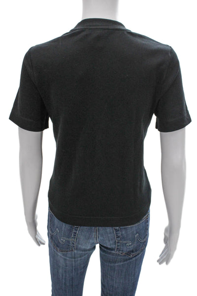 COS Unisex Basic Gray Cotton Crew Neck Short Sleeve T-Shirt Size S