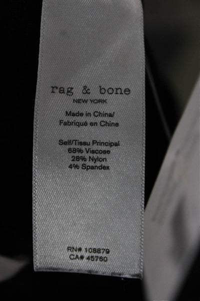 Rag & Bone Women Active Pants Black Viscose Size S