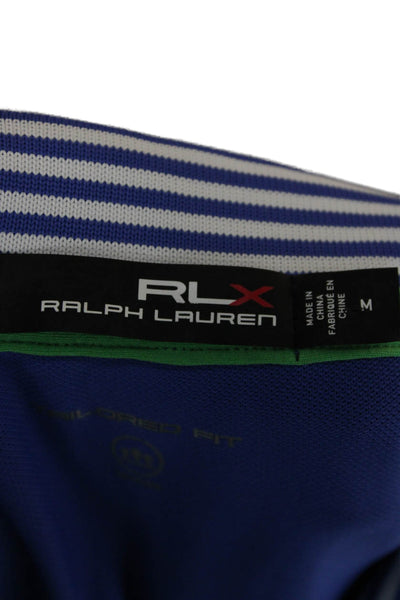 RLX Ralph Lauren Women Sleeveless Collared Polo Blue Polyester Size M