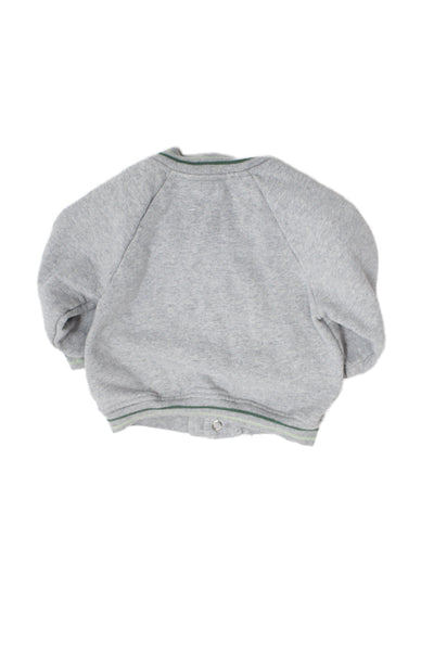 Tartine et Chocolat Boys Snapped Buttoned Basic Jacket Gray Size 18M