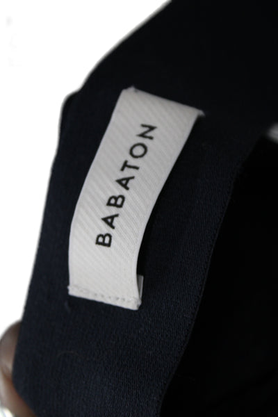 Babaton Women Straight Pencil Black Acetate Knee Length Skirt Size 6