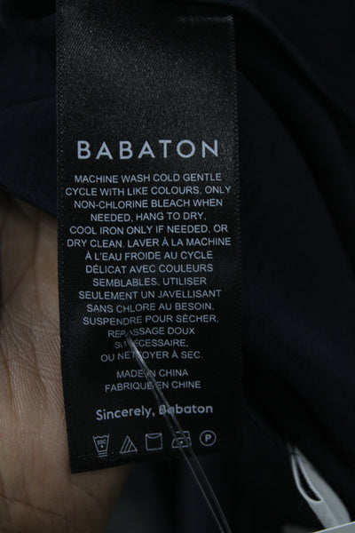Babaton Women Straight Pencil Black Acetate Knee Length Skirt Size 6