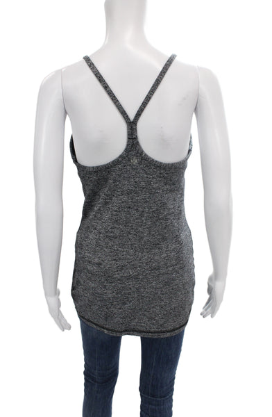 Lululemon Women Gray Sleeveless Scoop Neck Tunic Tank Activewear Size S