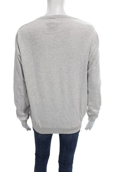 Velvet by Graham & Spencer Women Pullover Sweater Gray Size L