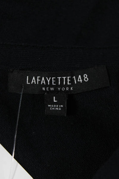 Lafayette 148 New York Women Black Sleeveless Tunic Size L