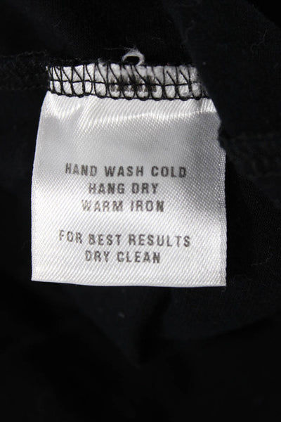 St. John Sport By Marie Gray Womens Black Crew Neck T Shirt Size L