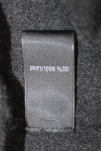 Lafayette 148 New York Womens Wool Scoop Neck Sleeveless Tank Gray Size L