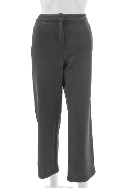 Max Mara Unisex Gray Wool Dress Pants Button Size 46