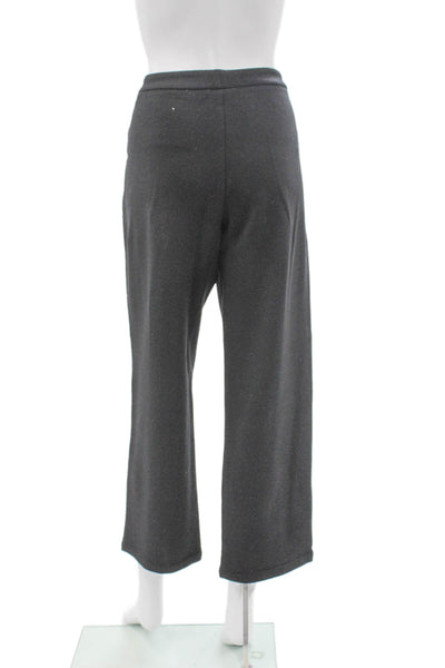 Max Mara Unisex Gray Wool Dress Pants Button Size 46