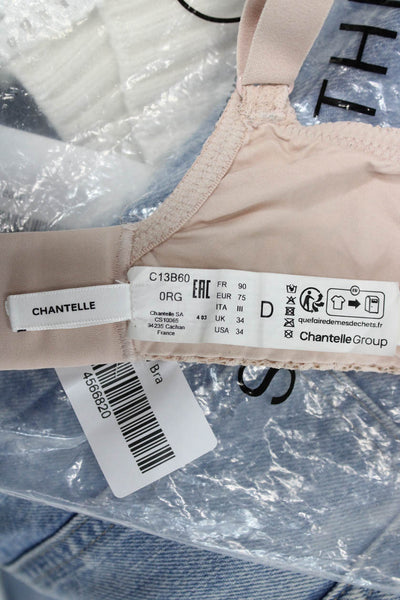 Chantelle Womens Under Wire T Shirt Bra Pink Size 34 D