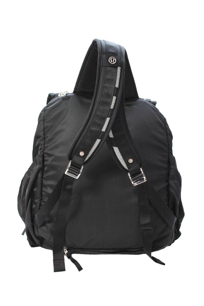 Lululemon Women's Latch Closure Interior Pockets Backpack Black