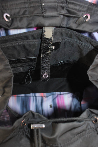Lululemon Women's Latch Closure Interior Pockets Backpack Black
