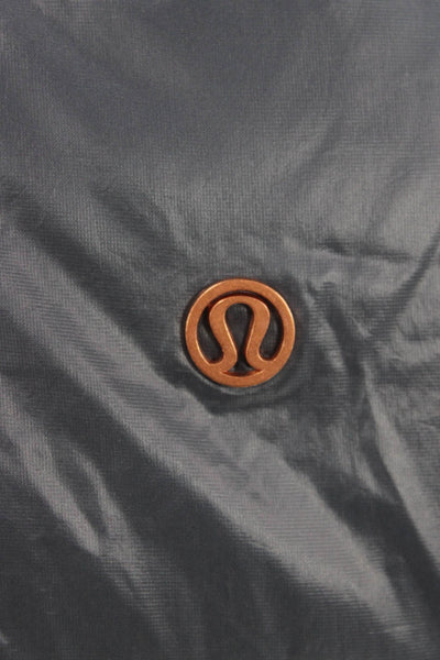 Lululemon Unisex Puffer Jacket Blue Down Zip Solid Activewear Size 4