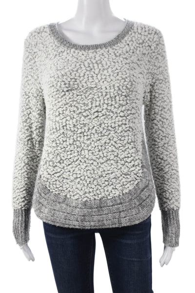 Wishful Thinking Womens Gray Pullover Round Neck Long Sleeve Size S